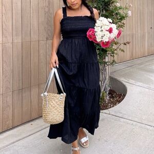 Black Gap Midi Dress